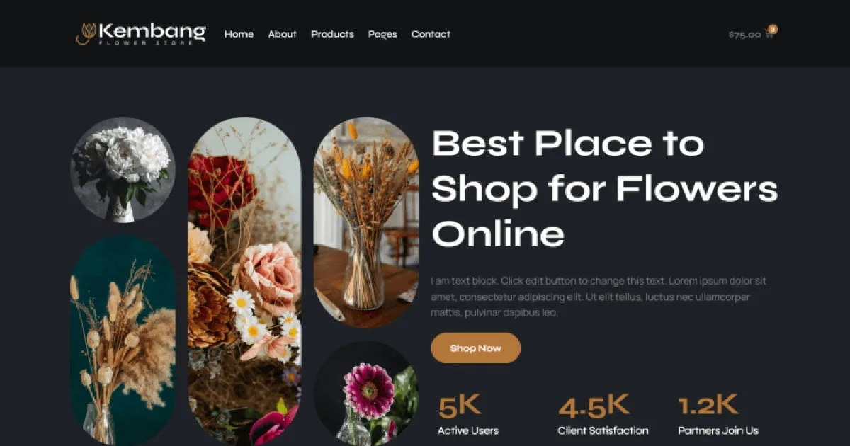 Kembang – Flower Shop & Store WooCommerce Elementor Pro Template Kit
