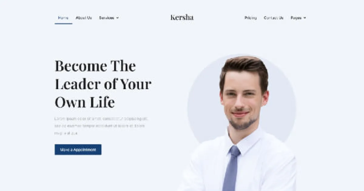Kersha – Business Coach Elementor Template Kit