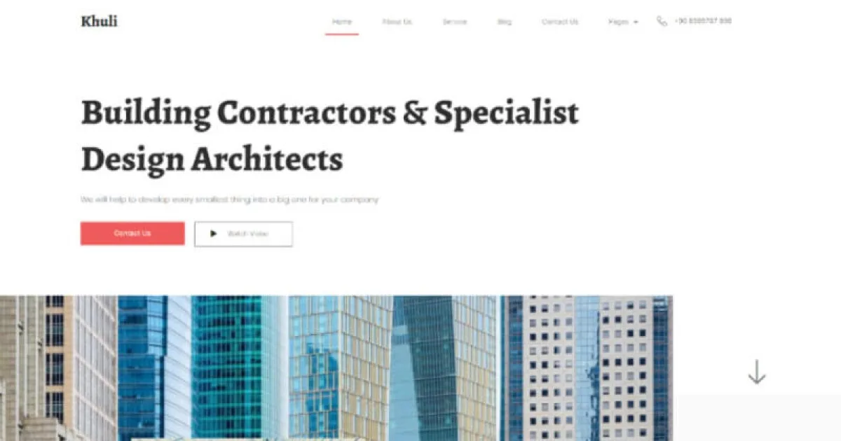 Khuli – Construction & Architecture Elementor Pro Template Kit