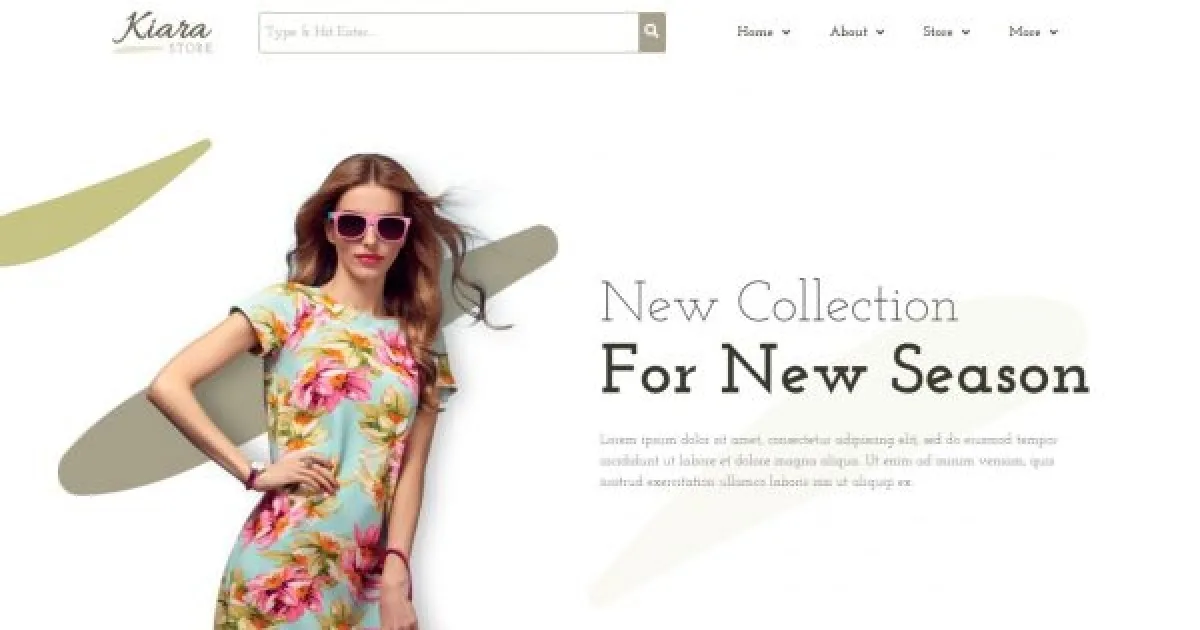 Kiara – Fashion Elementor Template Kit