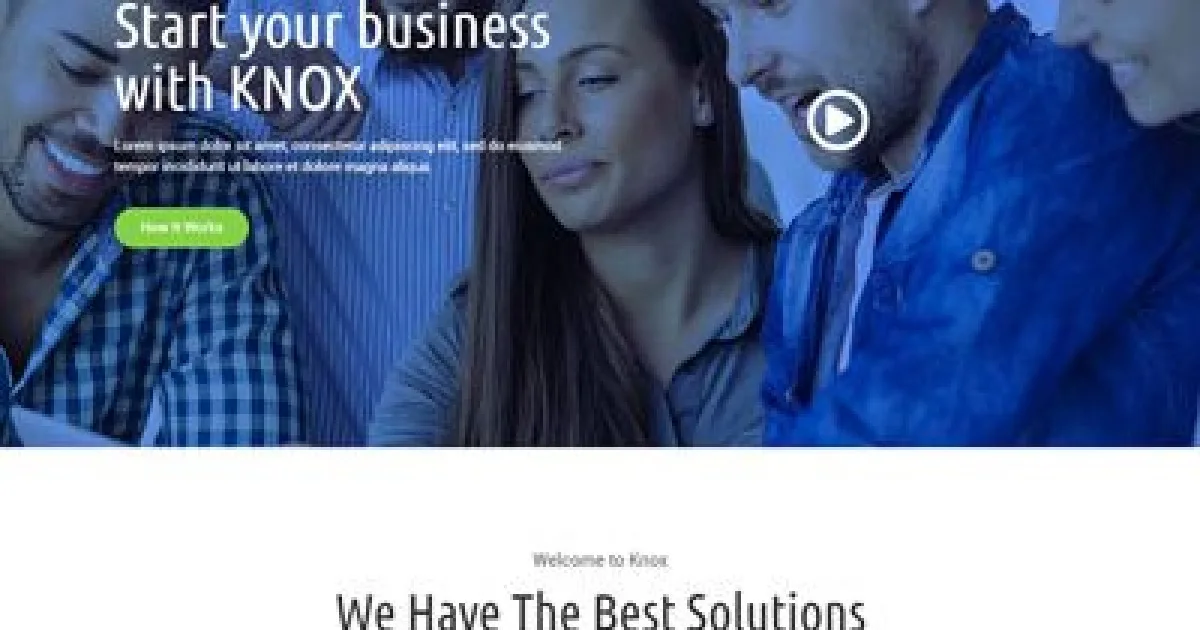Knox – Technology & Apps Template Kit