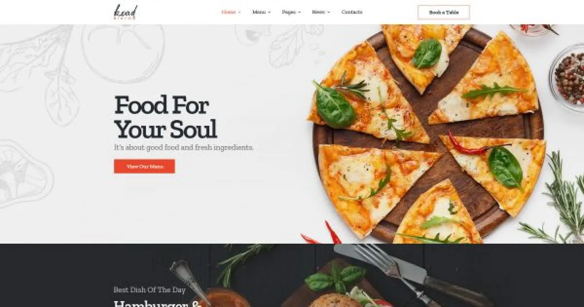 Koad – Restaurant & Bistro Elementor Template Kit