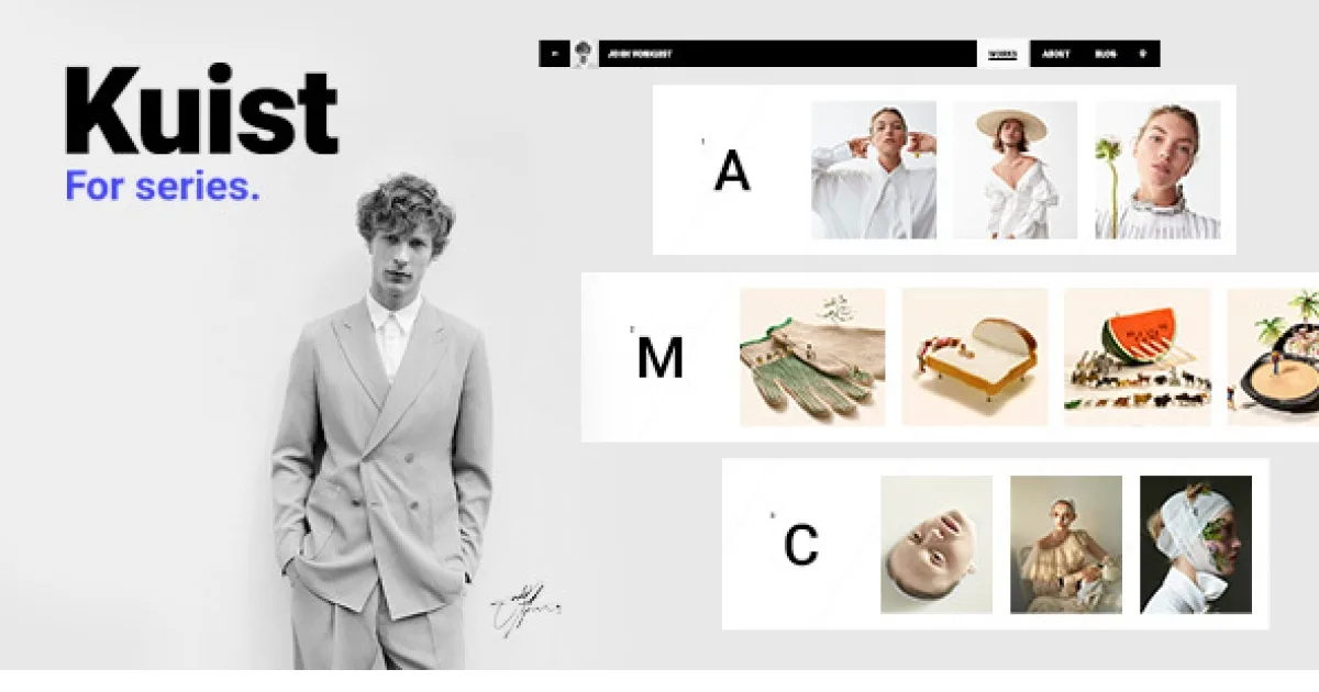 Kuist – Photography Series Portfolio WordPress Theme