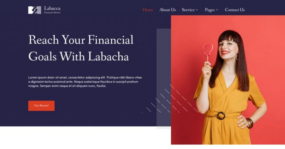 Labacca – Financial Advisor Elementor Template Kit