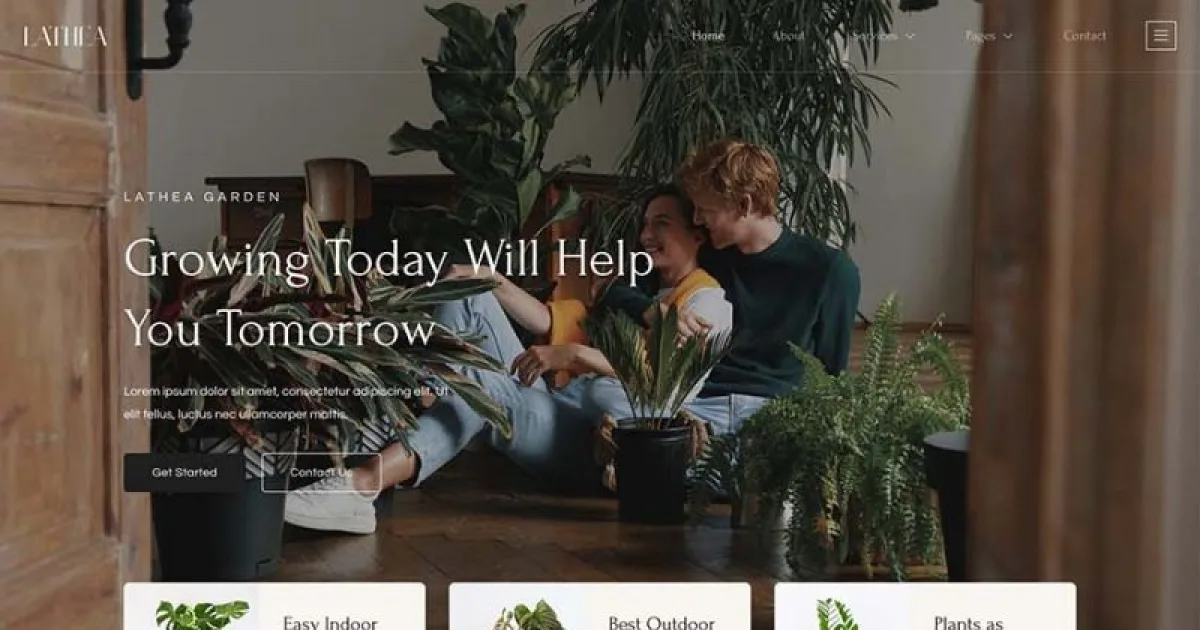 Lathea – Houseplants & Indoor Garden Elementor Template Kit
