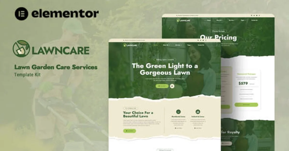 Lawncare – Lawn Garden Care Service Elementor Template Kit
