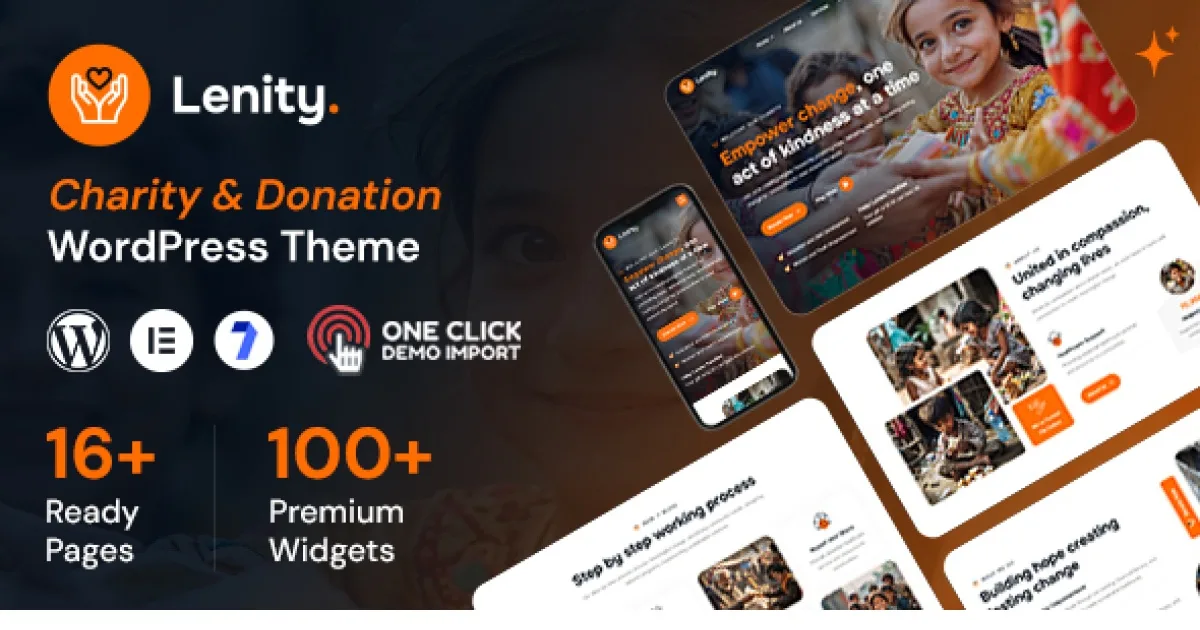 Lenity – Charity & Donation WordPress Theme