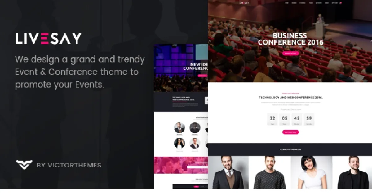Livesay – Event & Conference WordPress Theme