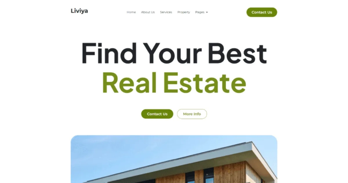 Liviya – Real Estate Elementor Template Kit