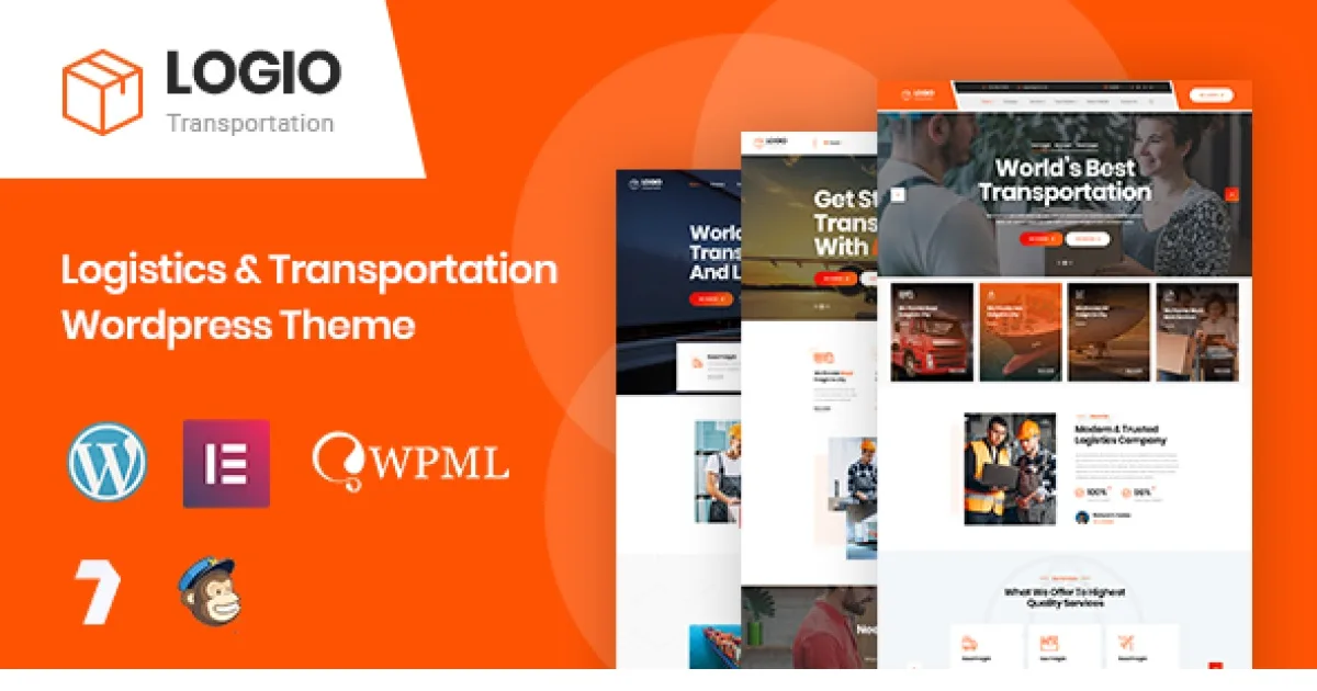 Logio – Logistics & Transportation WordPress Theme