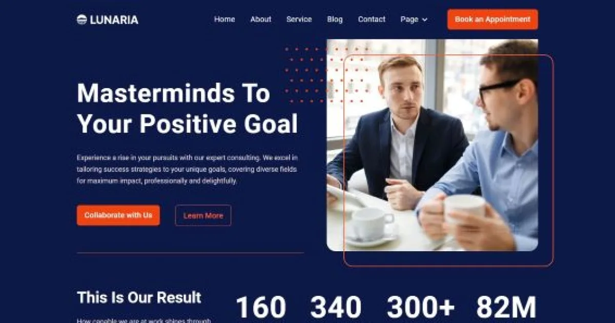 Lunaria – Multipurpose Business Elementor Template Kit