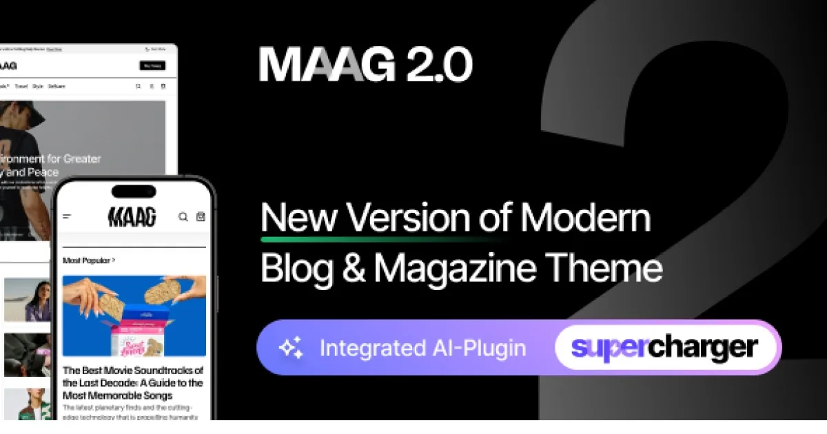 Maag WordPress Theme - Official Release Preview
