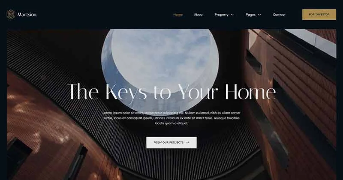 Mantsion – Real Estate Elementor Template Kit