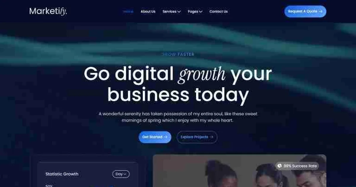 Marketify – Digital Marketing Agency Elementor Template Kit