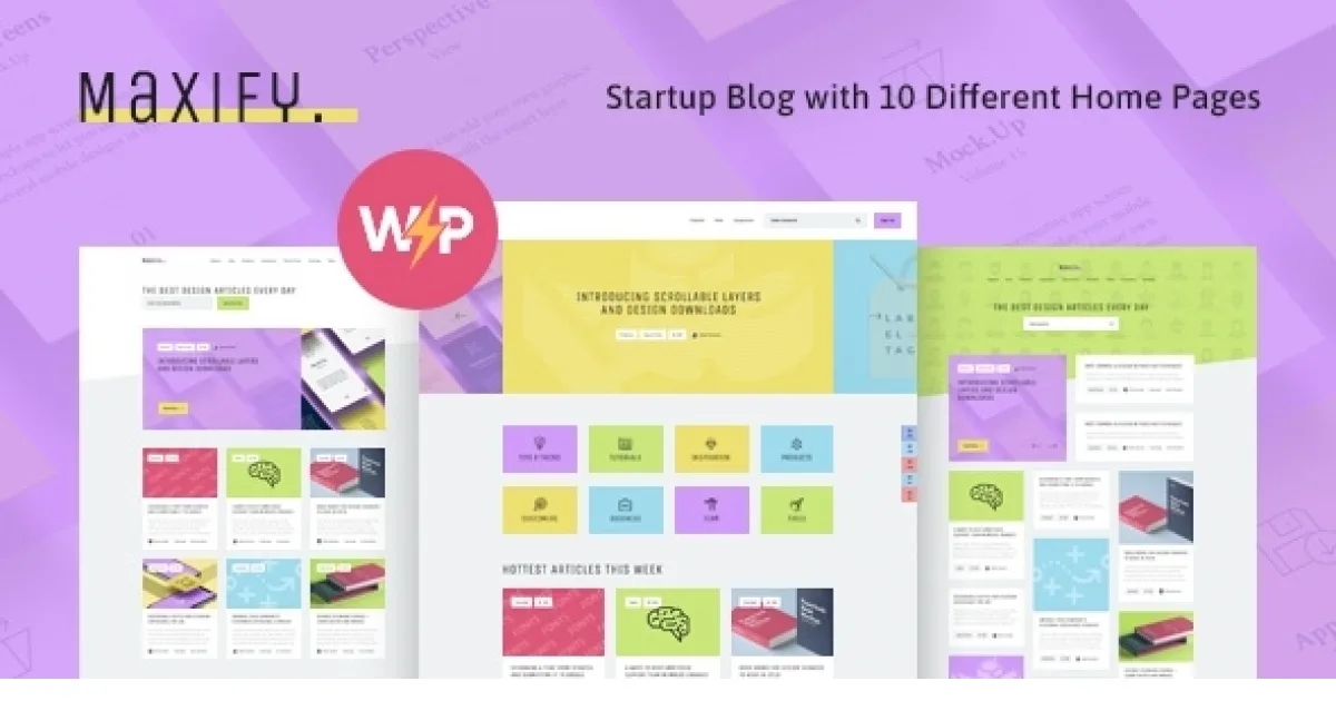 Maxify Theme – Startup & Business News WordPress Blog Theme - Official Release Preview