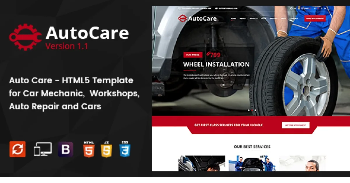 Mechanic Theme – Car Service & Workshop WooCommerce WordPress Theme