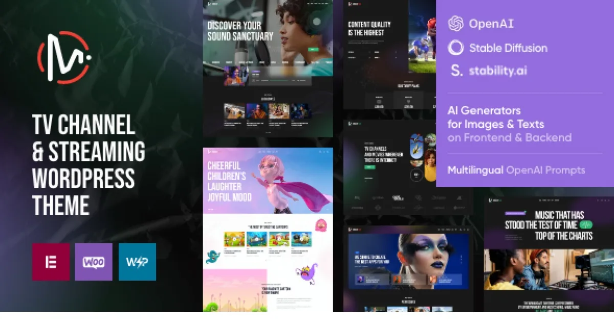 MediaFlex Theme – TV Channel & Streaming WordPress Theme
