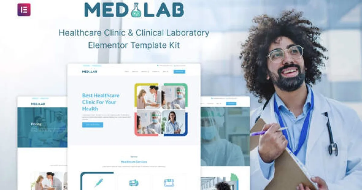 Medilab – Healthcare & Clinical Laboratory Elementor Template Kit