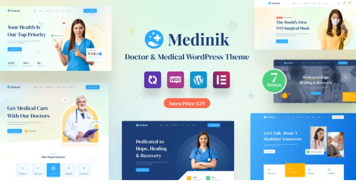 Medinik – Doctor & Medical WordPress Theme