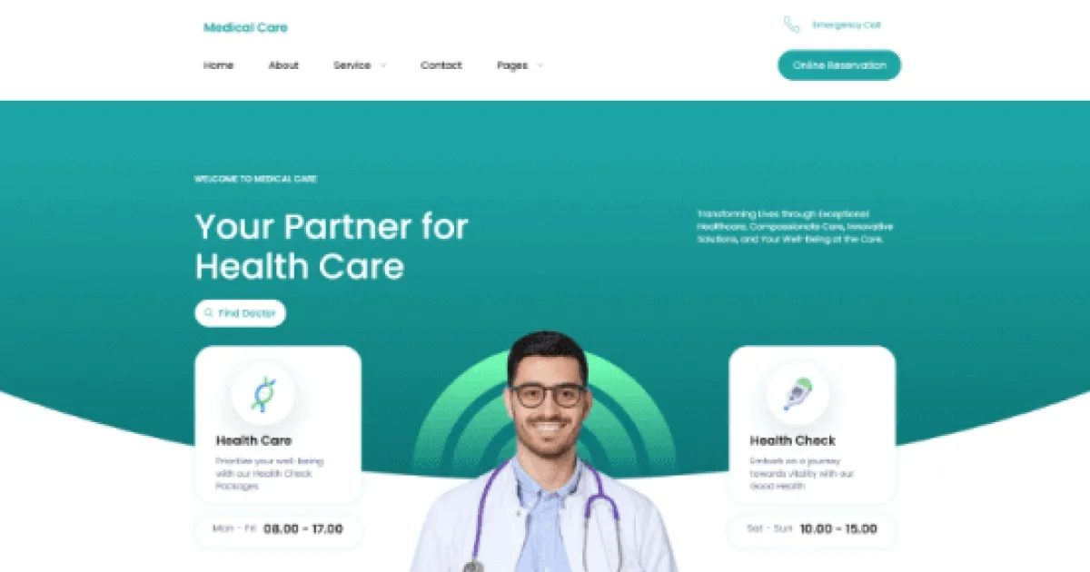 Meditern – Medical Elementor Template Kit