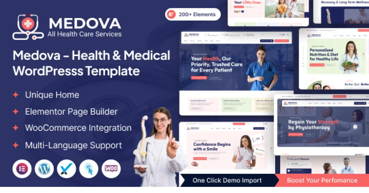 Medova Theme – Health & Medical WordPress Theme