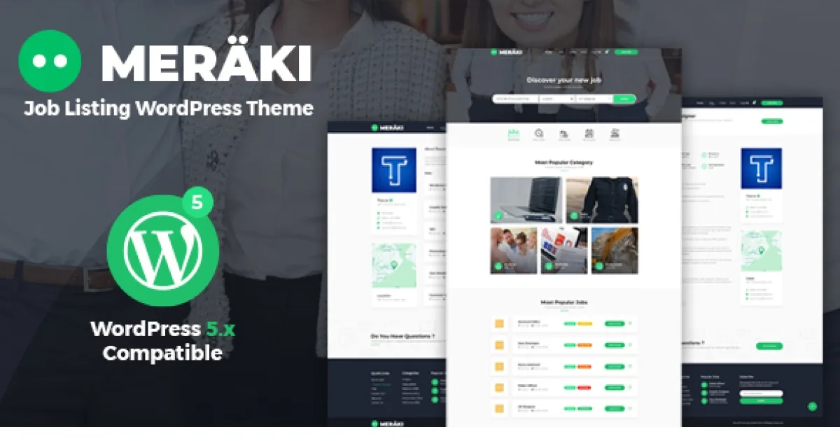 Meraki Theme – Job Board WordPress Theme