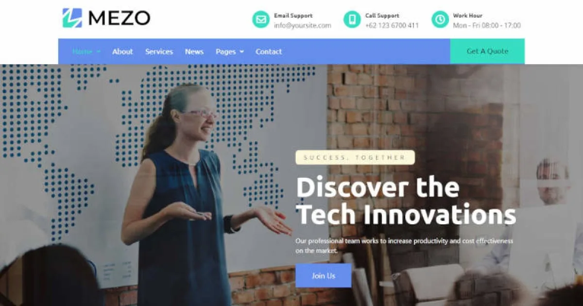 Mezo – Tech Company Elementor Template Kit