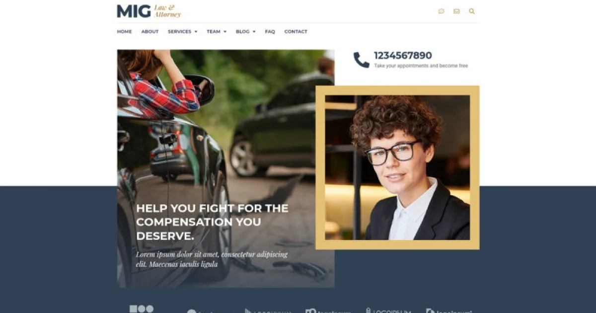 Mig – Law & Attorney Elementor Template Kit