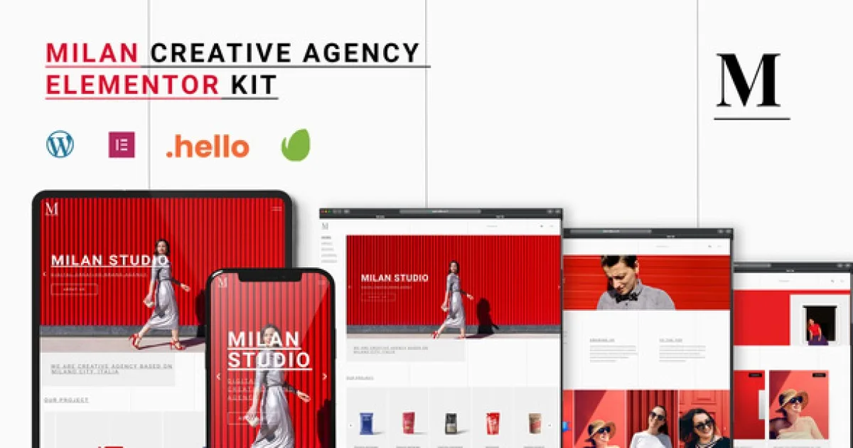 Milan – Creative Agency Elementor Template Kit