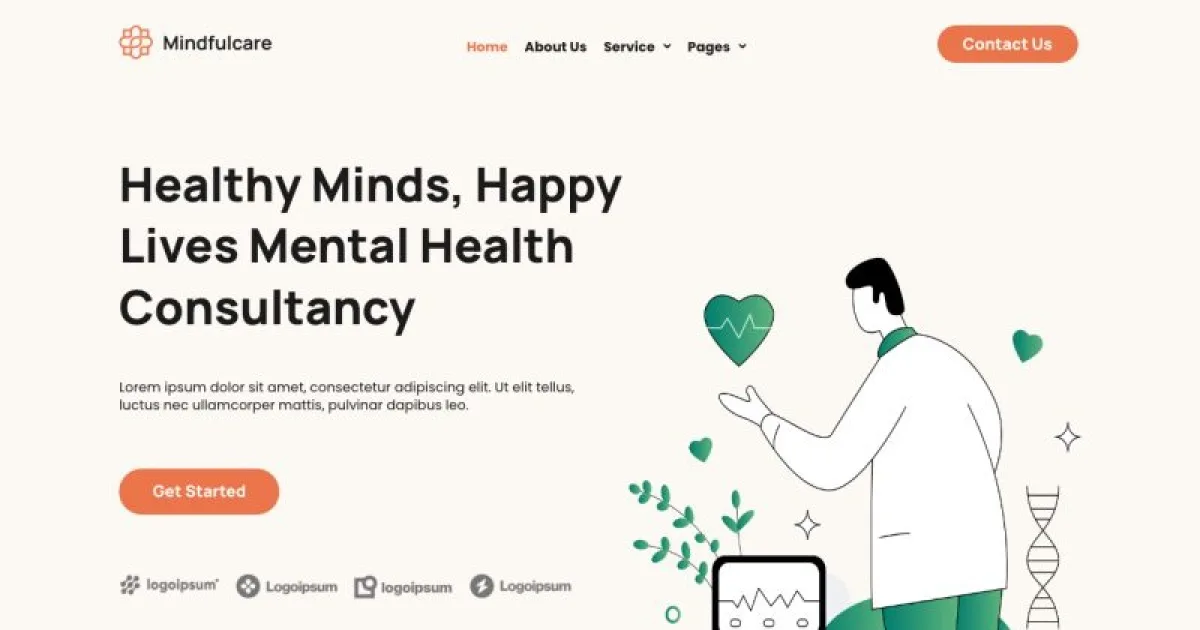 Mindfulcare – Mental Health Consultant Template Kits