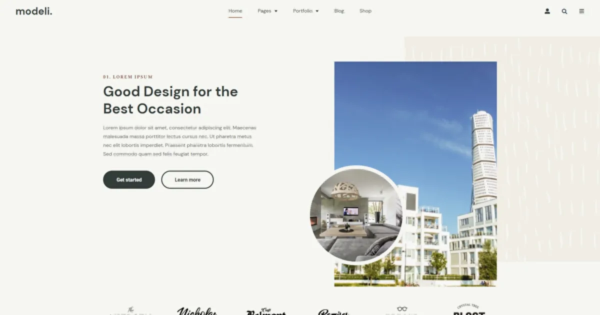 Modeli – Architecture & Engineering Elementor Template kit