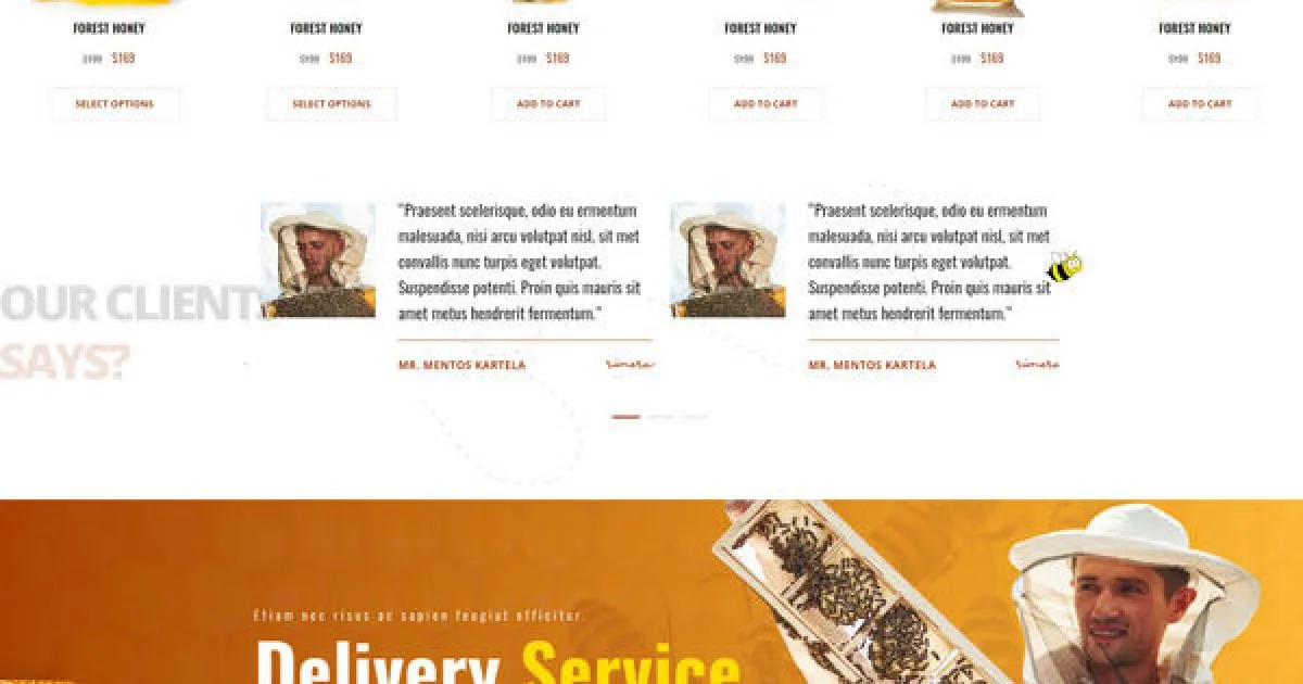 Modhu – Beekeeping & Honey Elementor Template Kit