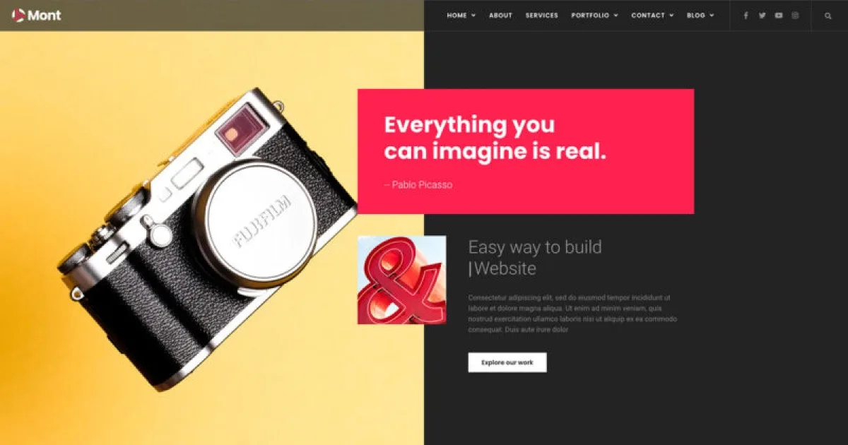 Mont – Agency Elementor Template kit
