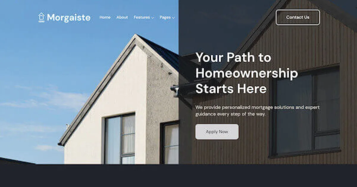 Morgaiste – Real Estate Mortgage Solutions Elementor Template Kit