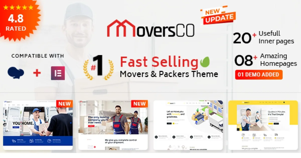 MoversCO – Movers & Packers WordPress Theme 