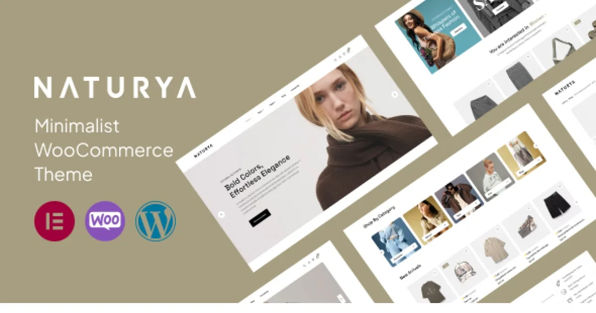 Naturya Theme – Minimalist WooCommerce WordPress Theme