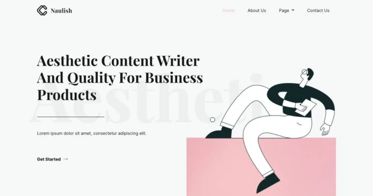 Naulish – Copywriter Elementor Template Kit