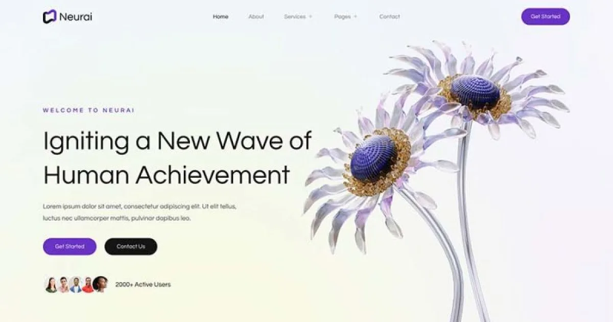 Neurai – Artificial Intelligence Elementor Template Kit