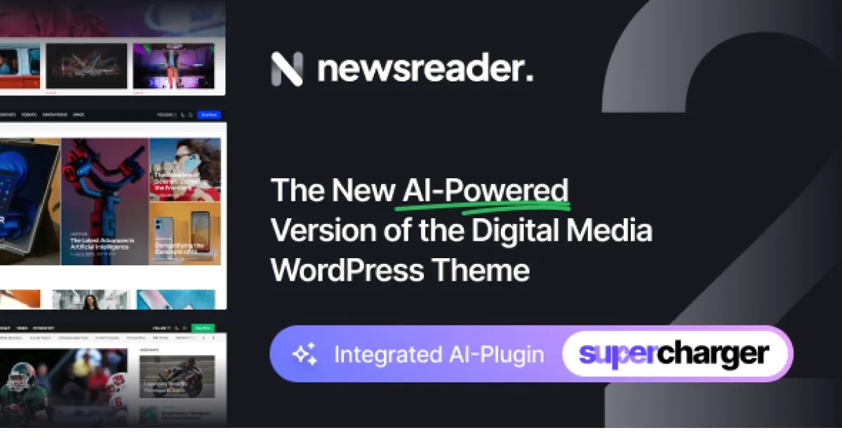 Newsreader WordPress Theme