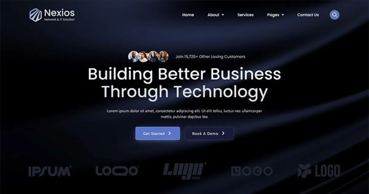 Nexios – Modern Network & IT Solution Elementor Template Kit