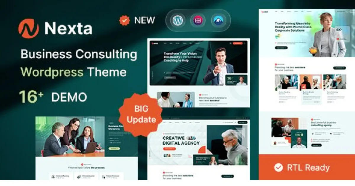 Nexta Theme – Business Consulting WordPress Theme