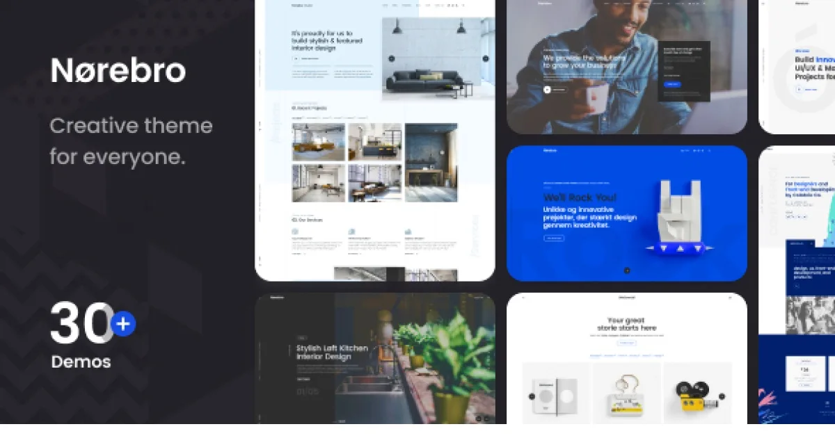 Norebro Theme – Creative Portfolio Theme for Multipurpose Usage