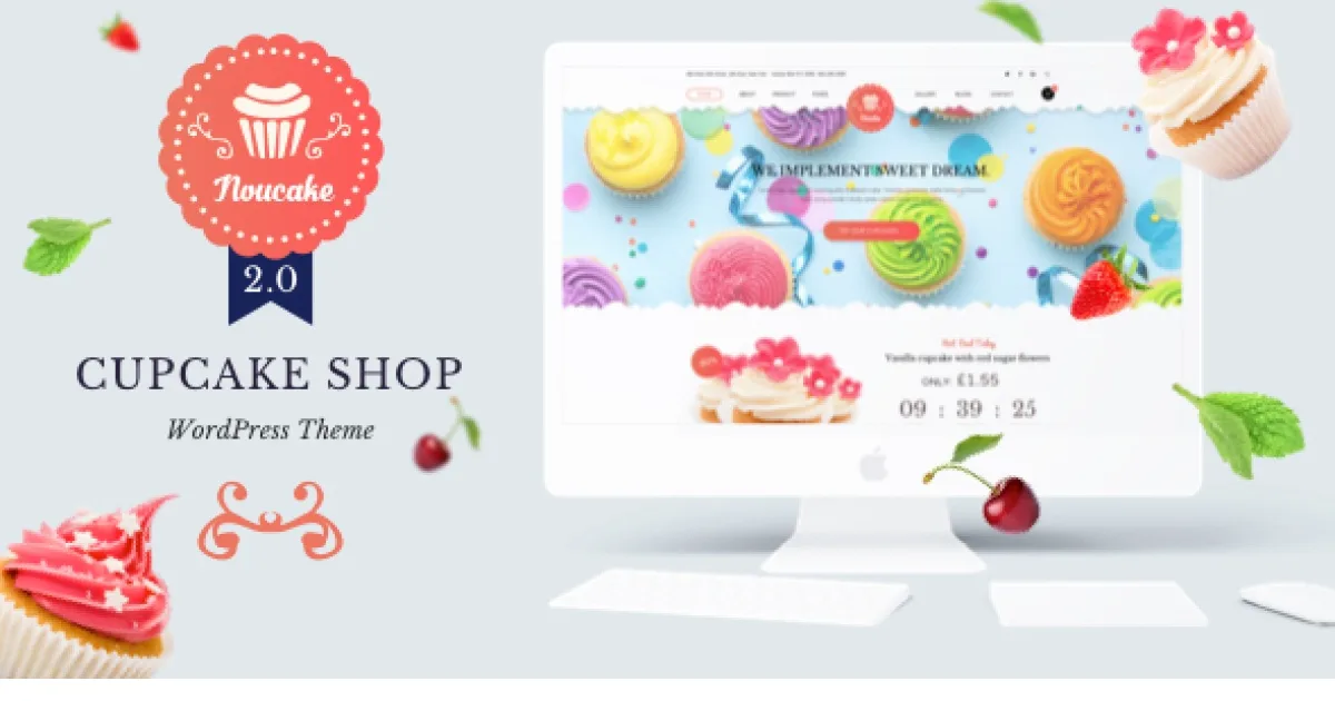 Noucake Theme – Bakery WordPress Theme