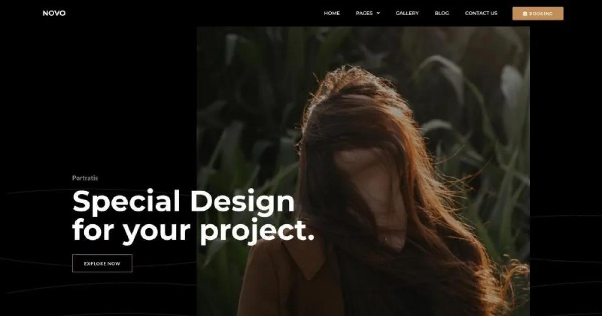 Novo – Photography Elementor Template Kit