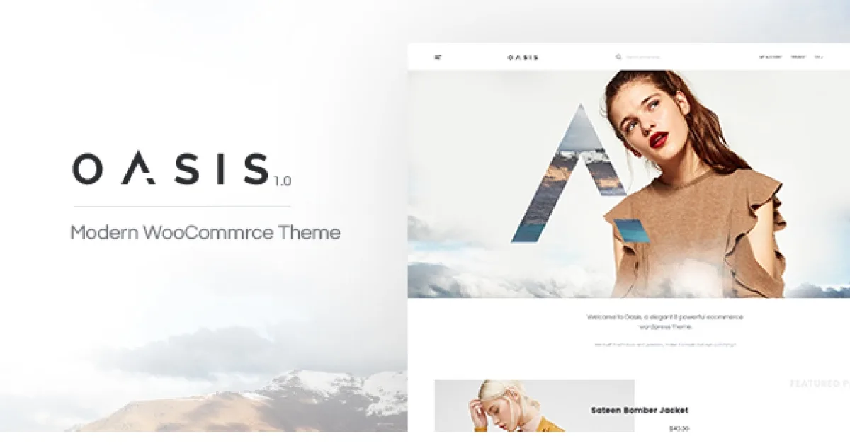 Oasis – Modern WooCommerce Theme - Official Release Preview