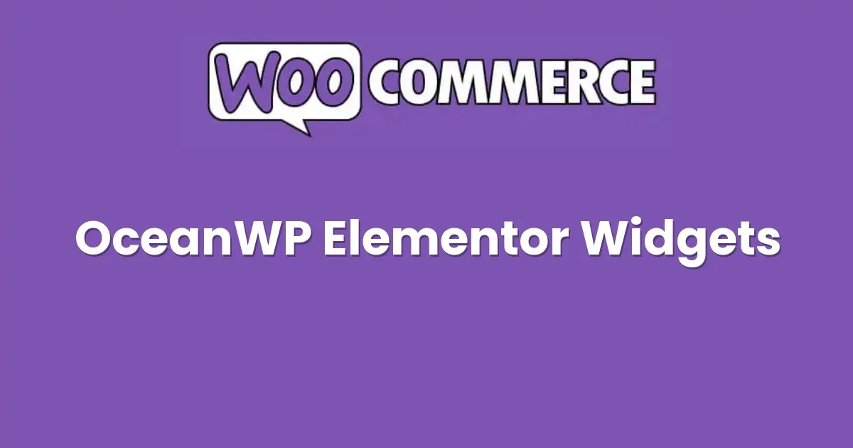 OceanWP Elementor Widgets - Official Release Preview