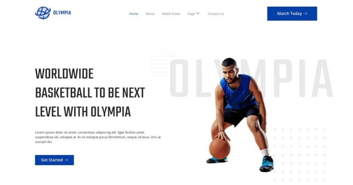 Olympia – Basketball Sport Organization Template Kits