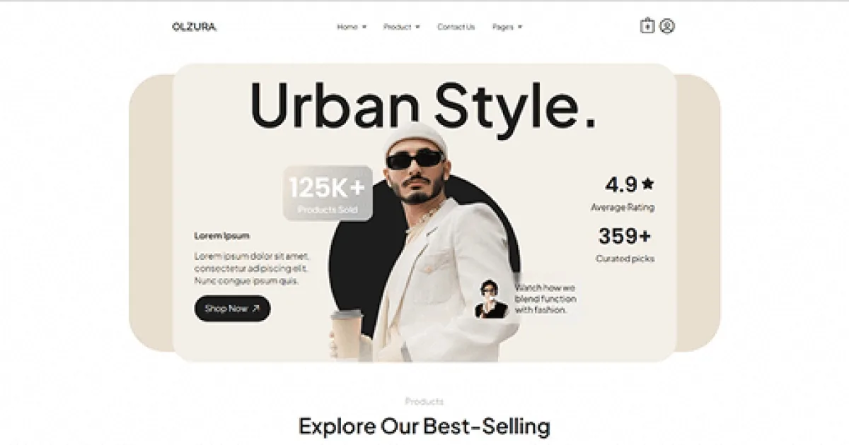 Olzura – Multipurpose Woocommerce Store Elementor Template Kit
