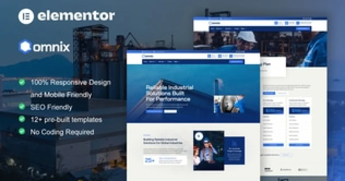 Omniv Ai Artificial Intelligence Elementor Template - Official Release Preview