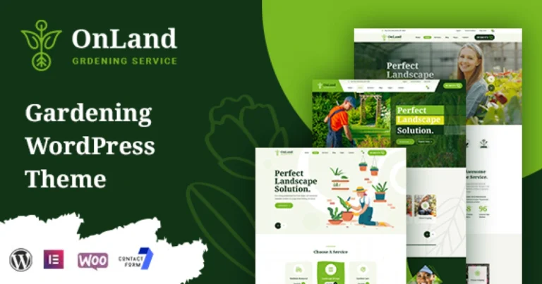 OnLand – Gardening WordPress Theme